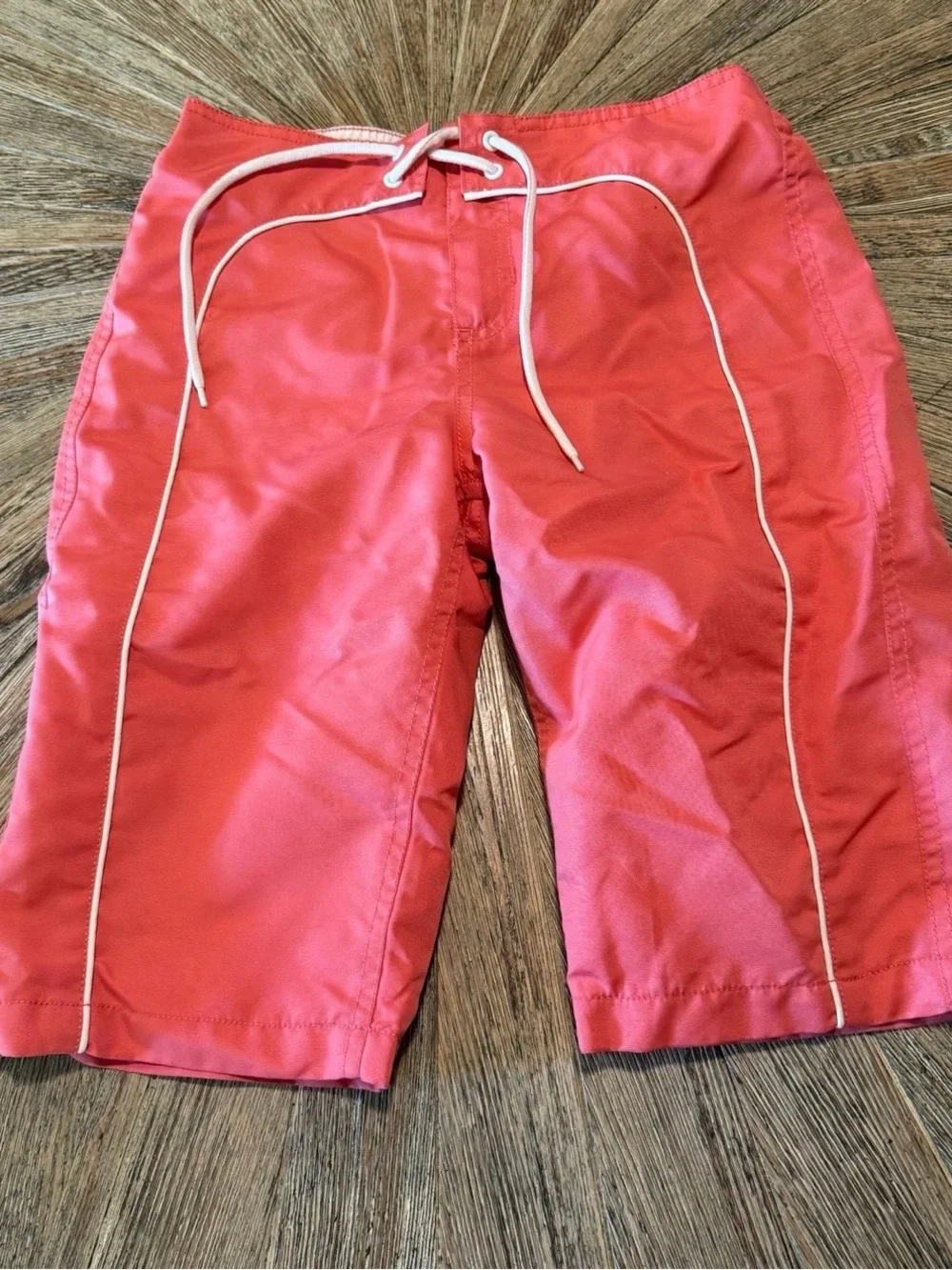 Boys Gap size 12 board shorts swim trunks salmon color